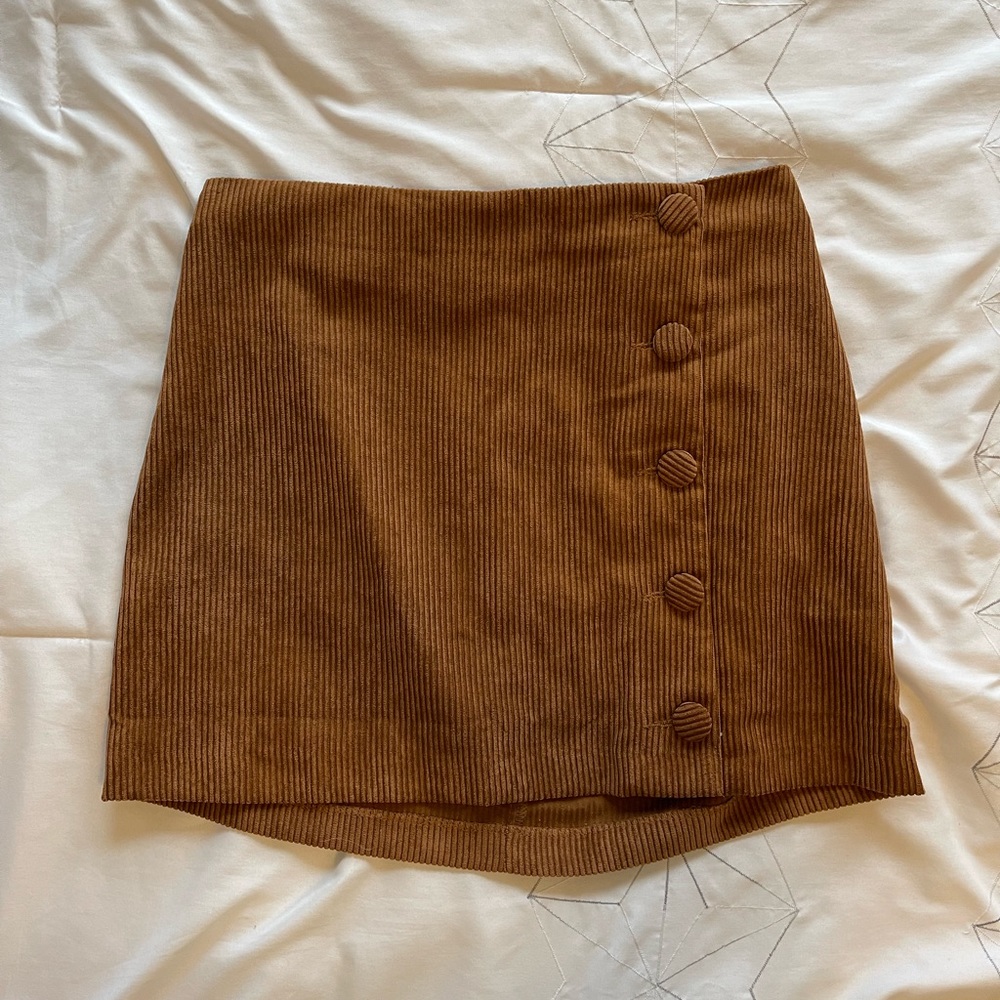 Free people corduroy mini skirt